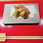 賛否両論 名古屋 - 金時人参の天ぷら