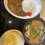 はなまるうどん - カレーときつねうどん