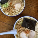 ケンちゃんラーメン - 今回も、中華そば普通盛り脂身入をオーダーしました^ - ^