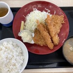 Katsuya - 海老ロースカツ定食935円税込