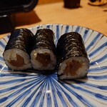 Tennen honmaguro ariso zushi - かんぴょう 細巻き 500円