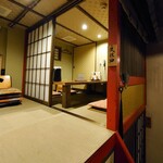 麺処 竹川 - 上の段の個室①