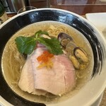 麺処 しろくろ - 浅蜊とムール貝の汐そば1000円