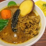 Soup Curry Popeye - ラム肉のクミン煮込みカレー(1580円)