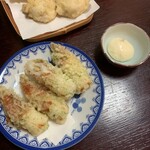 居酒屋 杏庵 - ちくわと納豆の磯辺揚げ