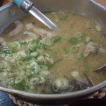 Himatsubushi - 頭が入ったタラ汁が鍋で出てきます