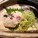 くろぎ - 鱧叩き　梅肉