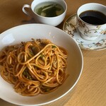 236203822 - ナポリタン(スープ付き) 1320円とカナディアンブレンド＋差額105円