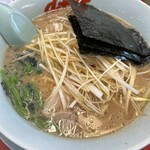 ラーメン山岡家 - 料理写真:ネギ醤油ラーメン＋ノリ