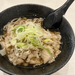 カミナリ食堂 - 肉そば