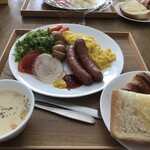 236206718 - ここペライさんのクロワッサンとハードトーストでご主人様とブランチ