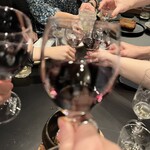 イタリアン チャイナバル村塾 - 〆の乾杯〜♫また来月も楽しみましょ〜