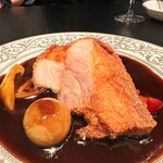 イタリアン チャイナバル村塾 - 黒酢の酢豚