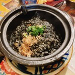 沖縄居酒屋あらぐすく - イカ墨じゅーしー