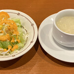 ミニ ネパール レストラン&バー アリサ - サラダ･スープ