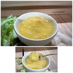 金時 黃土 - ◆豆のスープは優しい味わいで、寒い日でしたら温まりました。♪