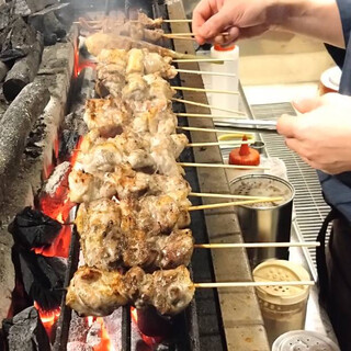 [Charcoal-grilled x Umami] Authentic charcoal-grilled yakitori grilled in-house!