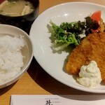 社 - アジから定食　600円