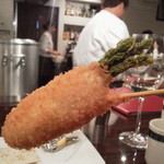 創作串揚 つだ - アスパラの豚肉巻き