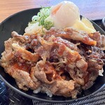 カルビ丼とスン豆腐専門店 韓丼 - 温玉カルビ丼