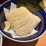 つけそば 神田 勝本 - 細麺と中太麺の合盛り