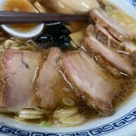 中華そば つけ麺 甲斐 - 味玉チャーシュー麺（大盛）