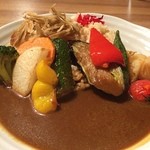 Miyamakafe - 野菜カレー、いただきま〜す！