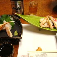 かに道楽 梅田店 - かに酢二種盛り＆かに造り