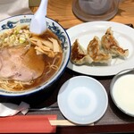 甲州 青葉 - 料理写真:＋Bセット（杏仁豆腐）