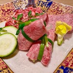 大同苑 - 上焼肉(名物ネギタン塩、上タン塩、上焼肉)