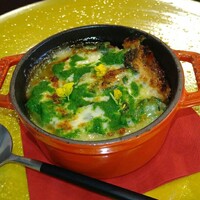 ビストロケンヂ - 愛知県産玉葱と菜花のグラタン