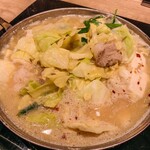 博多もつ鍋おおやま - もつ鍋御膳 みそ味