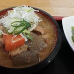 Ramen Ayado - セットのもつ煮