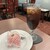 喫茶室 ルノアール - 料理写真:季節限定・桜のモンブランと水出しアイスコーヒーです。（2024年2月）
