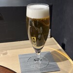 赤坂 鮨大谷 - 生ビール（熟撰）