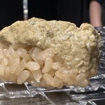 赤坂 鮨大谷 - 牡蠣のコンフィなめろう仕立て