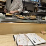 季節料理 和色 - カウンターから