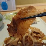 Ahokichi Sakaba - 濃すぎない醤油。豚の生姜焼 1000円