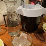 焼鳥 八朔 - 飲み切り焼酎500ml（黒霧島）1,100円