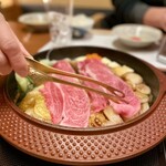 北新地しゃぶしゃぶすき焼き きらく - 