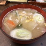 居酒屋・炭火焼 庄八 - おいしい具たくさんかす汁