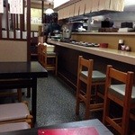 いわし料理 すゞ太郎 - 201401　すゞ太郎　店内⇒奥には「小上がり」があります