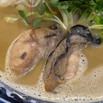 麺や 佐市 - 牡蠣らぁ麺