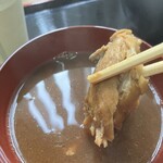 Asadore Sengyo Kaisendon Uofuku - 鍋には巨大なアラが入ってましたが、碗に入る切れ端を探すのに苦労しましたw