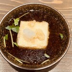 Mannakaya - お通し(揚げ出し豆腐)
