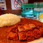 Naiagara - カツカレー 990円、大森券(ライス＆ルウ大盛) 200円、コールスロー単品 無料(通常200円)