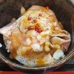 つけそば 九六 龍ケ崎店 - ミニレアチャーシュー丼