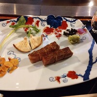 八王子うかい亭 - 椎茸がとても肉厚で、椎茸苦手な夫がおいしいと食べていました。黒胡椒の塩漬けがおいしかった。
