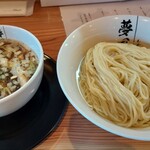 麺屋 夢風 - 昆布水の木桶醤油つけ麺1,200円