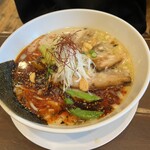 Menya Okuemon - 白湯スープ　辣塩白湯麺　¥1250